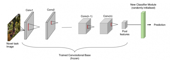 Network architecture for high-level feature extraction