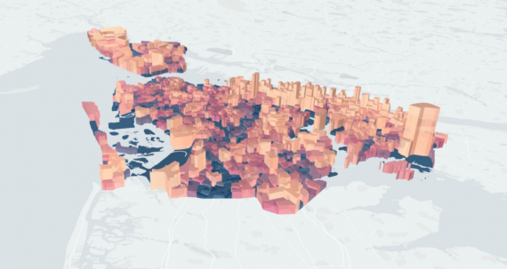 Population map of New York City