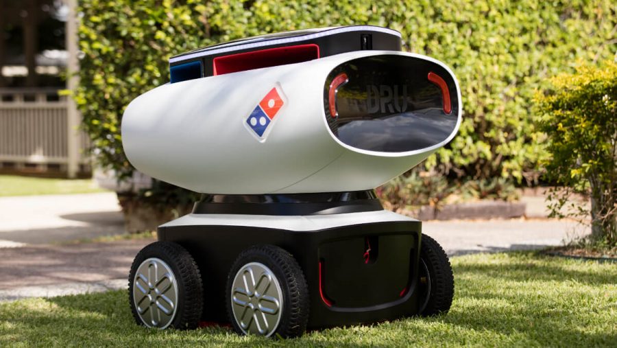 робот-доставщик domino pizza