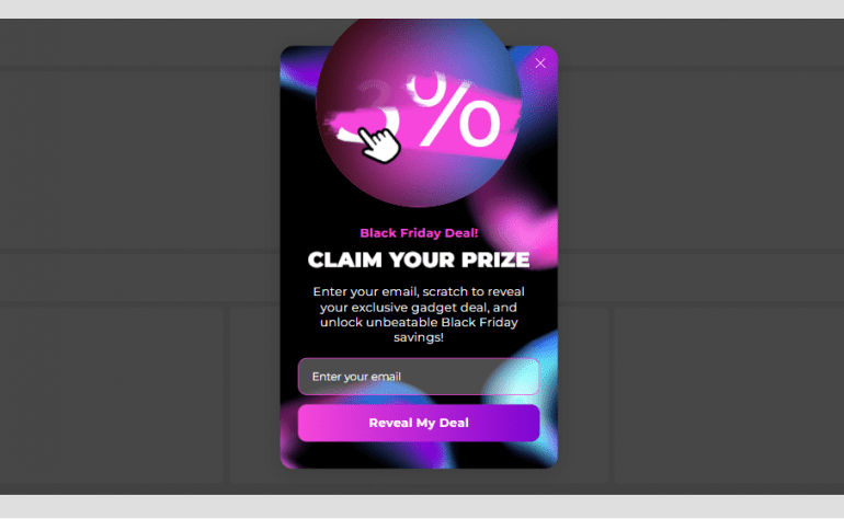 Scratch-off cards and quizzes: curiosity & instant rewards