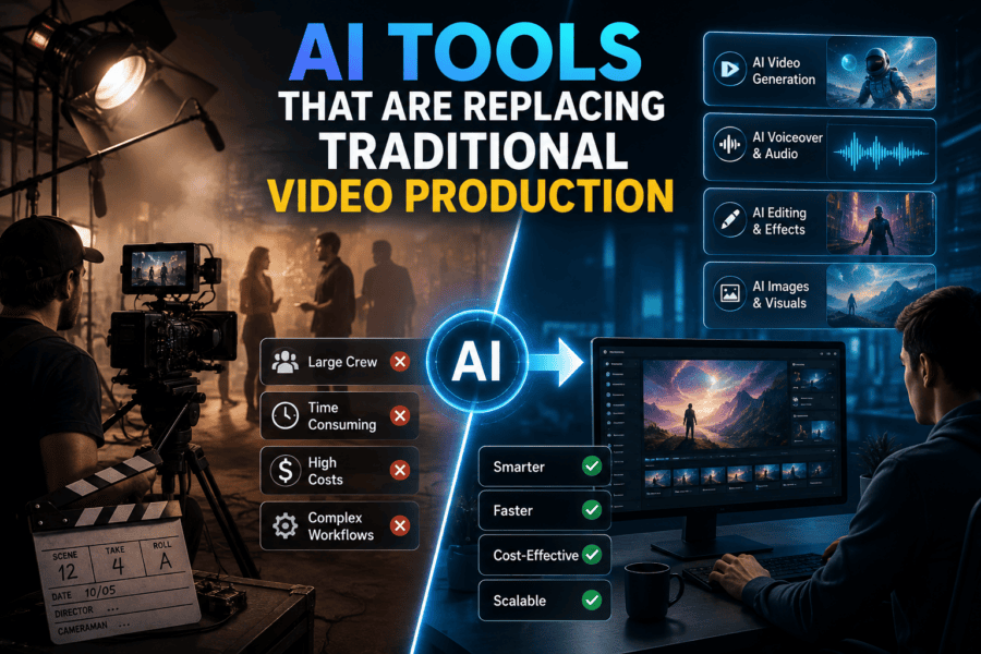 AI Tools That Are Replacing Traditional Video Production